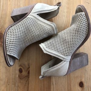 Vince Camuto Open Toe Booties